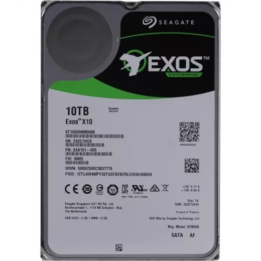 Жесткий диск 10Tb Seagate Exos X10 (ST10000NM0086)