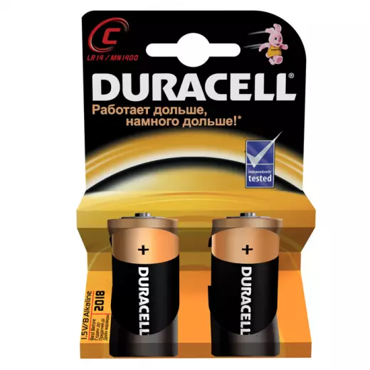 Батарейка Duracell LR14 2BL (1шт)