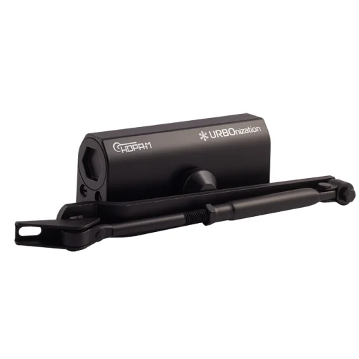 Доводчик НОРА-М 520 URBOnization (25-70 кг) (черный) морозостойкий