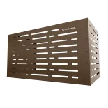 Декоративная корзина 1000х600х600 (ШхВхГ) Кирпич (коричневый RAL8014)