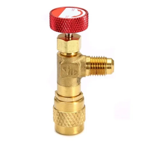 Вентиль с нажимом на ниппель 1/4 гайка 5/16 (HS-1221)