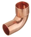 Угол медный 90град. 1 1/4 (С*С), двухраструбный, под пайку