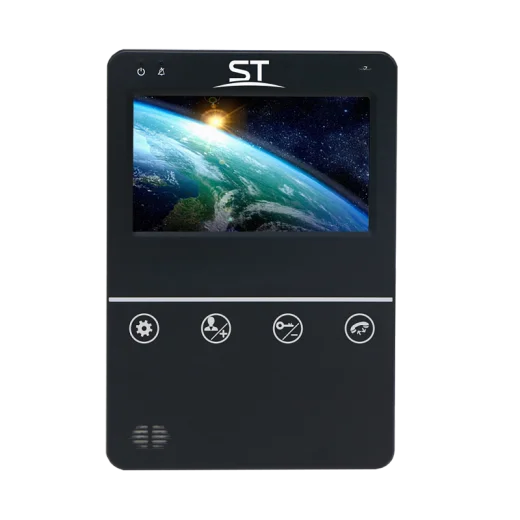 Домофон ST-M100/4 (S) ЧЕРНЫЙ