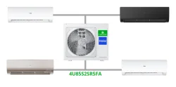 Комплект на 4 комнаты по 25, 25, 35, 50 мульти-сплит системы Haier 4U85S2SR5FA(Flexis)