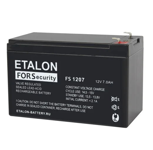 Аккумулятор ETALON FS 1207+ (12В/7Ач)
