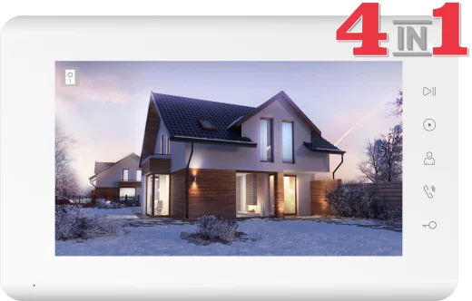 Монитор видеодомофона Mia HD VZ (white)