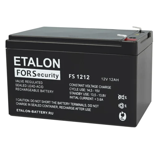Аккумулятор ETALON FS 1212 (12В/12Ач)