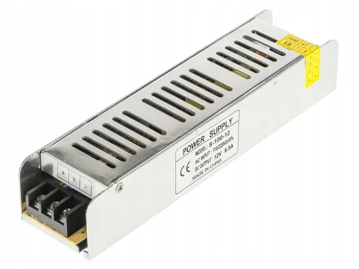 Блок питания 12V 60W 5A IP20 Slim Металлический корпус