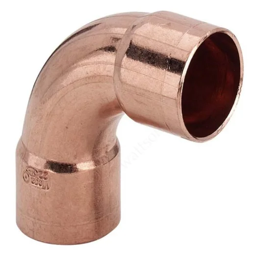 Угол медный 90град. 1/4 (C*C), двухраструбный, под пайку