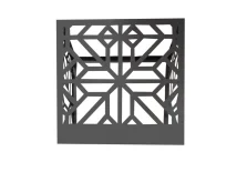 Декоративная корзина 950х900х600 (ШхВхГ) дизайн по эскизу Ольги Моисеевой (RAL 7024) 1мм