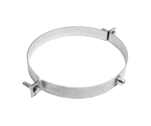 Вентиляционный хомут для воздуховода без резинового профиля 160 мм (ГАЙКА)