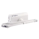 Доводчик НОРА-М №3S F фиксация бол. (до 80кг) (белый) морозостойкий