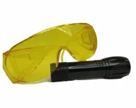 Набор для поиска утечек фреона (UV-лампа Mini Bright Torch + очки) (RK1230)