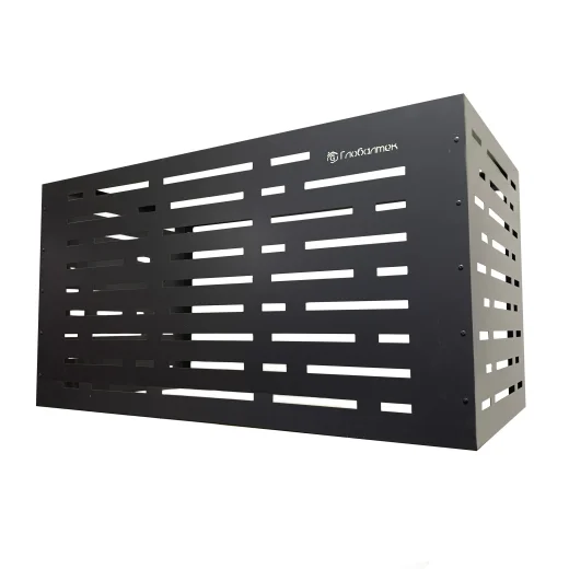 Декоративная корзина 1100х600х600 (ШхГхВ) Кирпич (темно-серый RAL 7024)