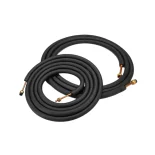 Готовая трасса для кондиционеров - 7м (труба 1/4-0,61мм,3/8-0,65мм, изоляция, гайки) с вальцовкой