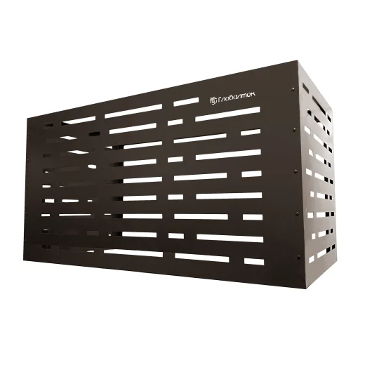 Декоративная корзина 1000х700х550 (ШхГхВ) Кирпич (Серо-коричневый RAL 8019)