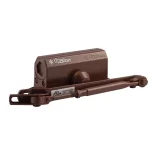 Доводчик НОРА-М №3S F фиксация бол. (до 80кг) (коричневый) морозостойкий