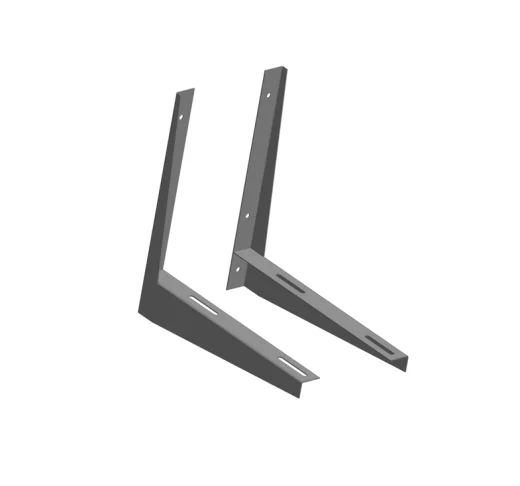 Кронштейн Г-образный 415х450, 2мм (комплект) RAL 7024