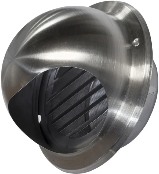 Диффузор нерж. металлический с решеткой и сеткой D100