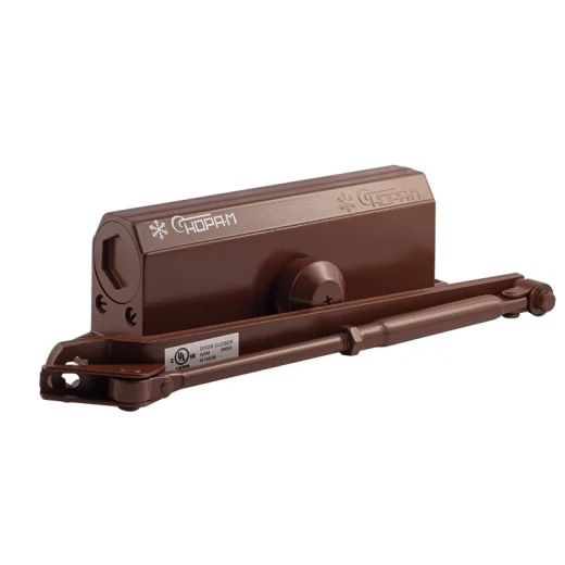 Доводчик НОРА-М №4S (до120кг)(коричневый) морозостойкий