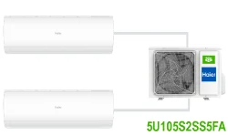 Комплект на 2 комнаты по 42 м² мульти-сплит системы Haier 5U105S2SS5FA