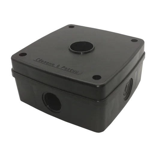 Электромонтажная коробка ST-K02 (черная) Универсальная