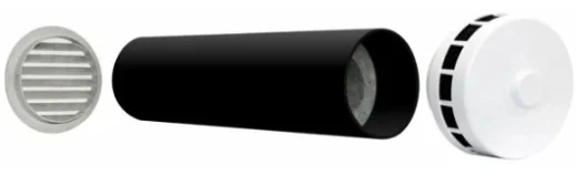 Клапан приточной вентиляции КИВ-125-1000 (пл.решетка)