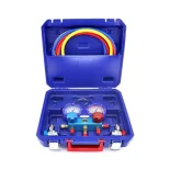 Манометрический коллектор WK-P7201S двухвентильный R134a 1.8м стекло, чемодан QC19H/19L