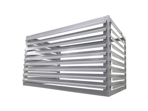 Декоративная корзина 1200х900х600 (ШхГхВ) ламельная, оцинк.
