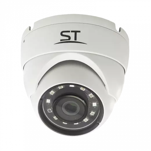 Мультиформатная телекамера ST-4003 (белая) 2.8mm/5mpx/ИКдо20м/купольная/уличная/4 в 1