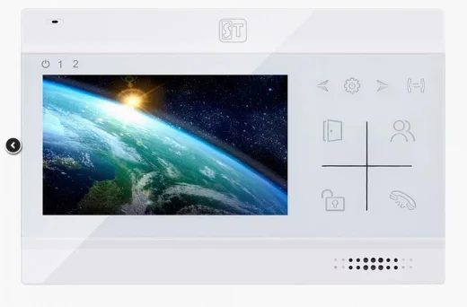 Монитор видеодомофона ST-M102/4 (S) БЕЛЫЙ