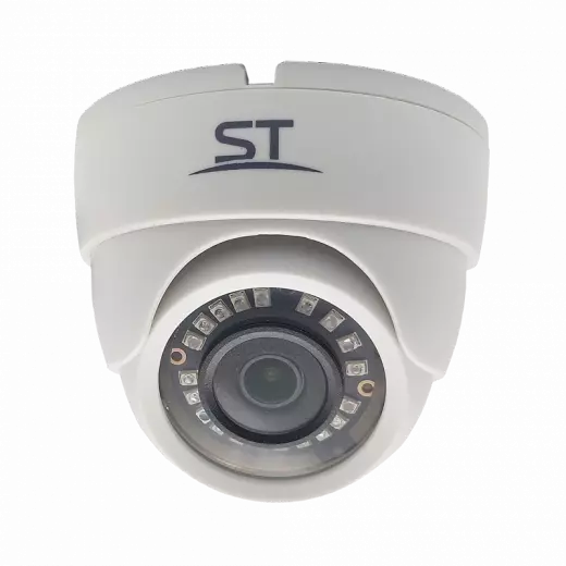 Мультиформатная телекамера ST-2004 (белая) 2,8mm/2mpx/ИКдо20м/купольная/внутренняя/4 в 1