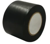 Лента PVC с клеевым слоем черная 50мм*20м Полимерпласт