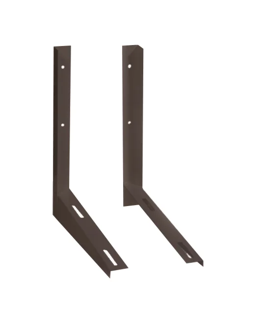 Кронштейн Г-образный 415х450, 2мм (комплект) RAL 8014