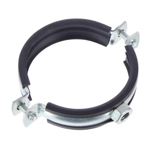 Вентиляционный хомут для воздуховода с резиновым профилем 160 мм (ГАЙКА)